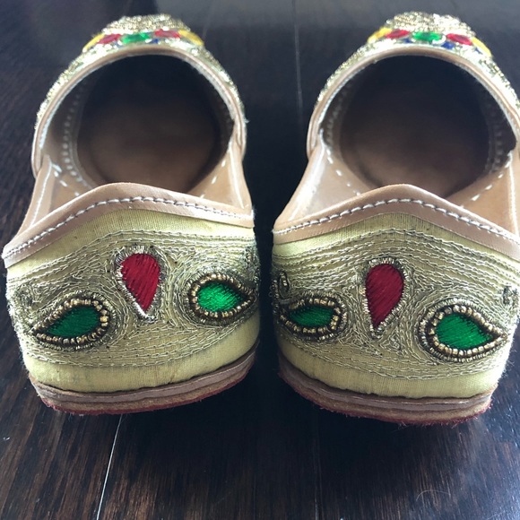 Punjabi jutti shoes - fancy flats - Picture 3 of 4